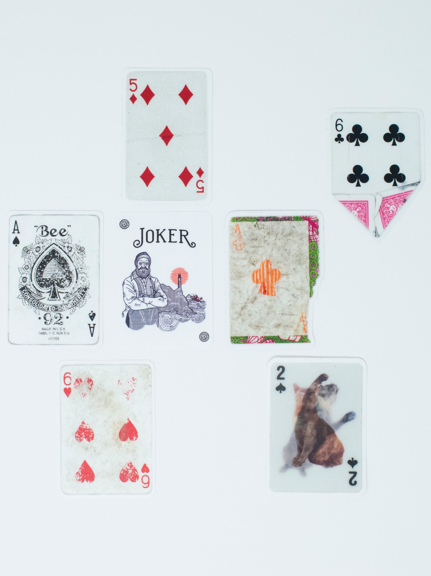L.A. Deck / NYC Deck Playing Card Stickers